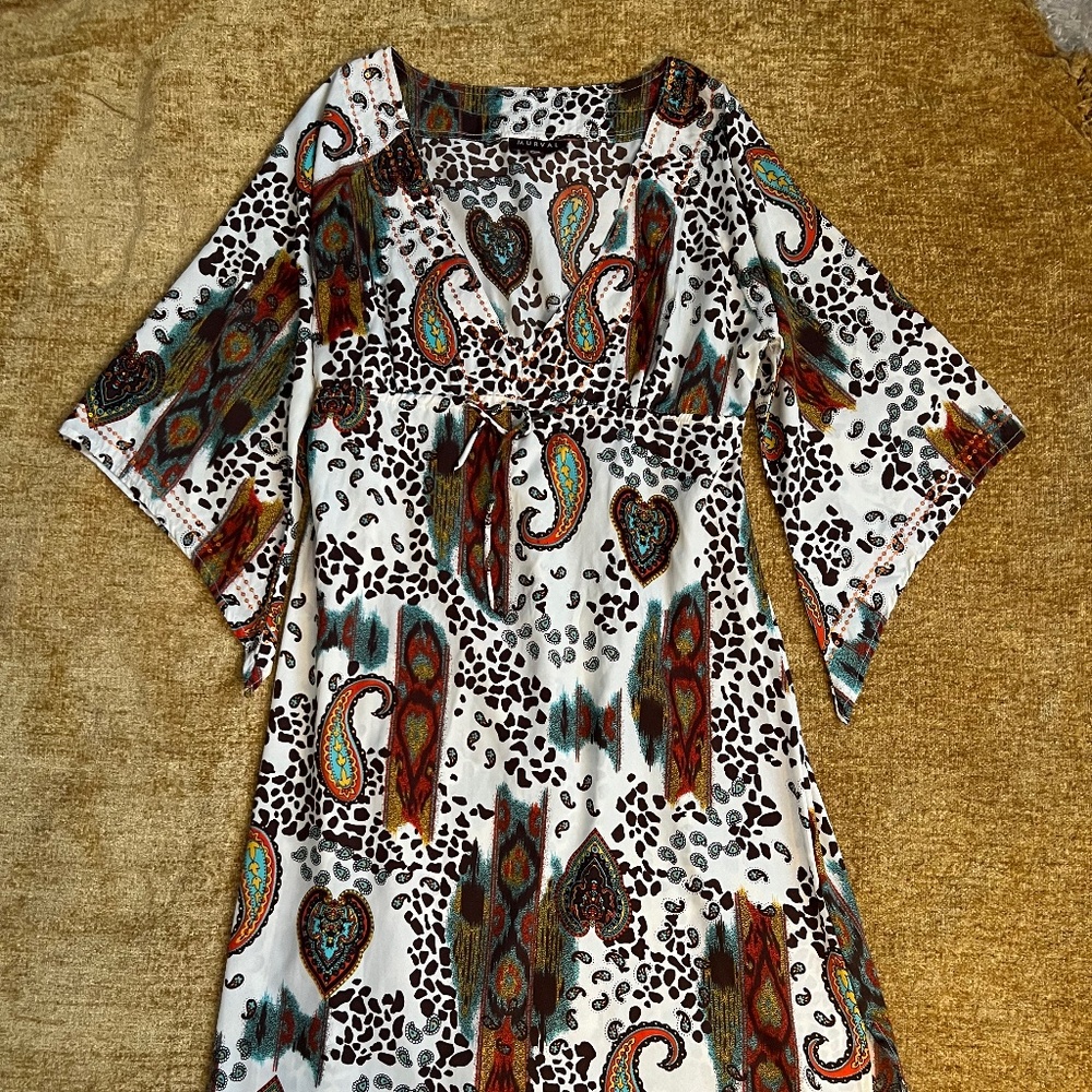 MURVAL - V Neck Tunic Dress